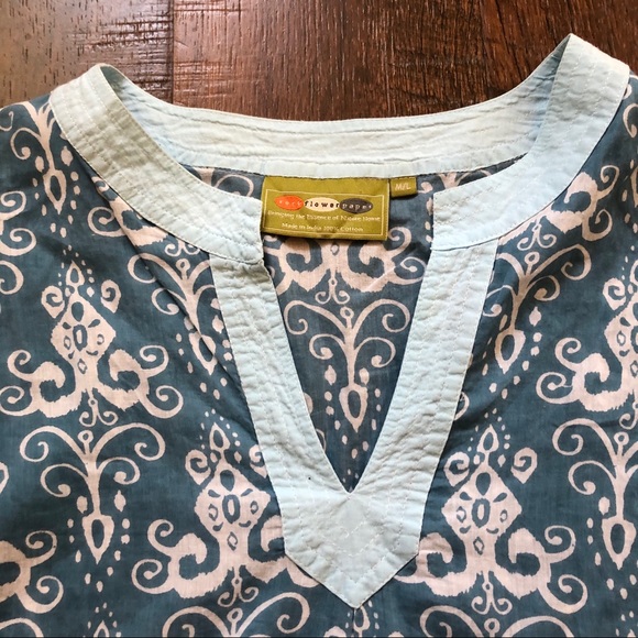 ROCK FLOWER PAPER tunic / beach cover up, size M/L - Picture 8 of 9